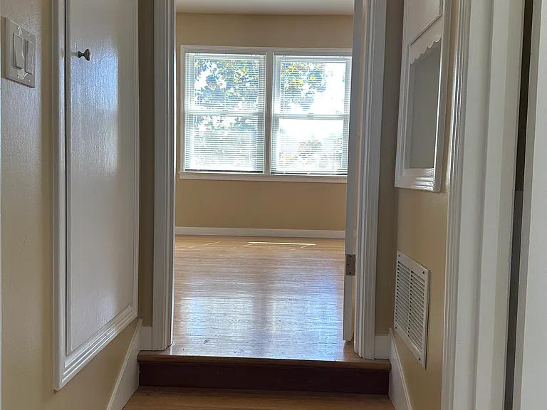 Small hall when you walk in front door