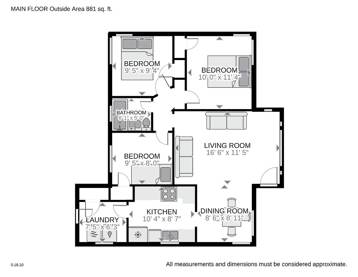Floorplans - 2575 N Poplar St