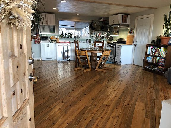 View from open front door.