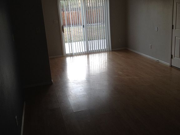 View of dining area and into back yard