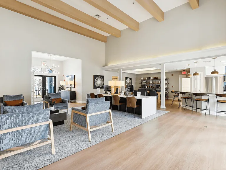 Our gorgeous clubhouse and leasing office at The Crossings at Russett in Laurel, MD