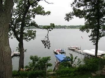 Lake view from deck