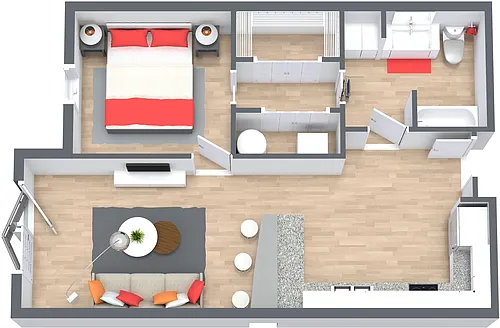 Floor plan Compass