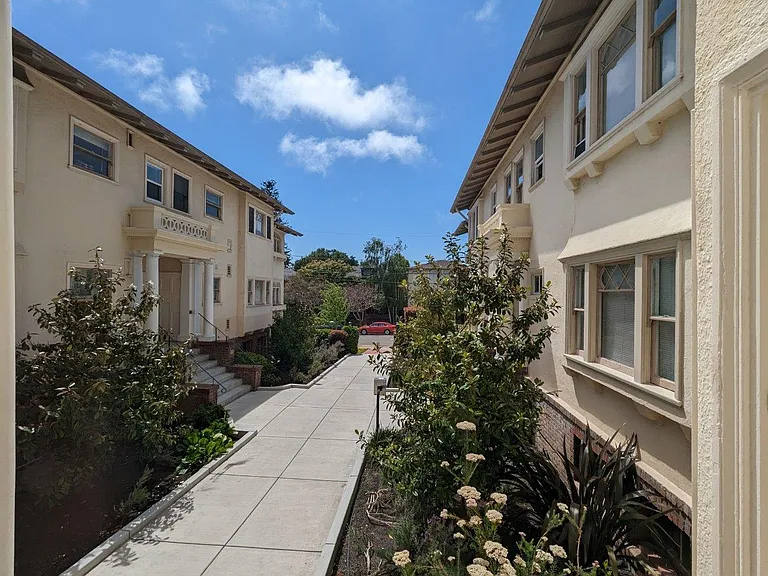View of courtyard
