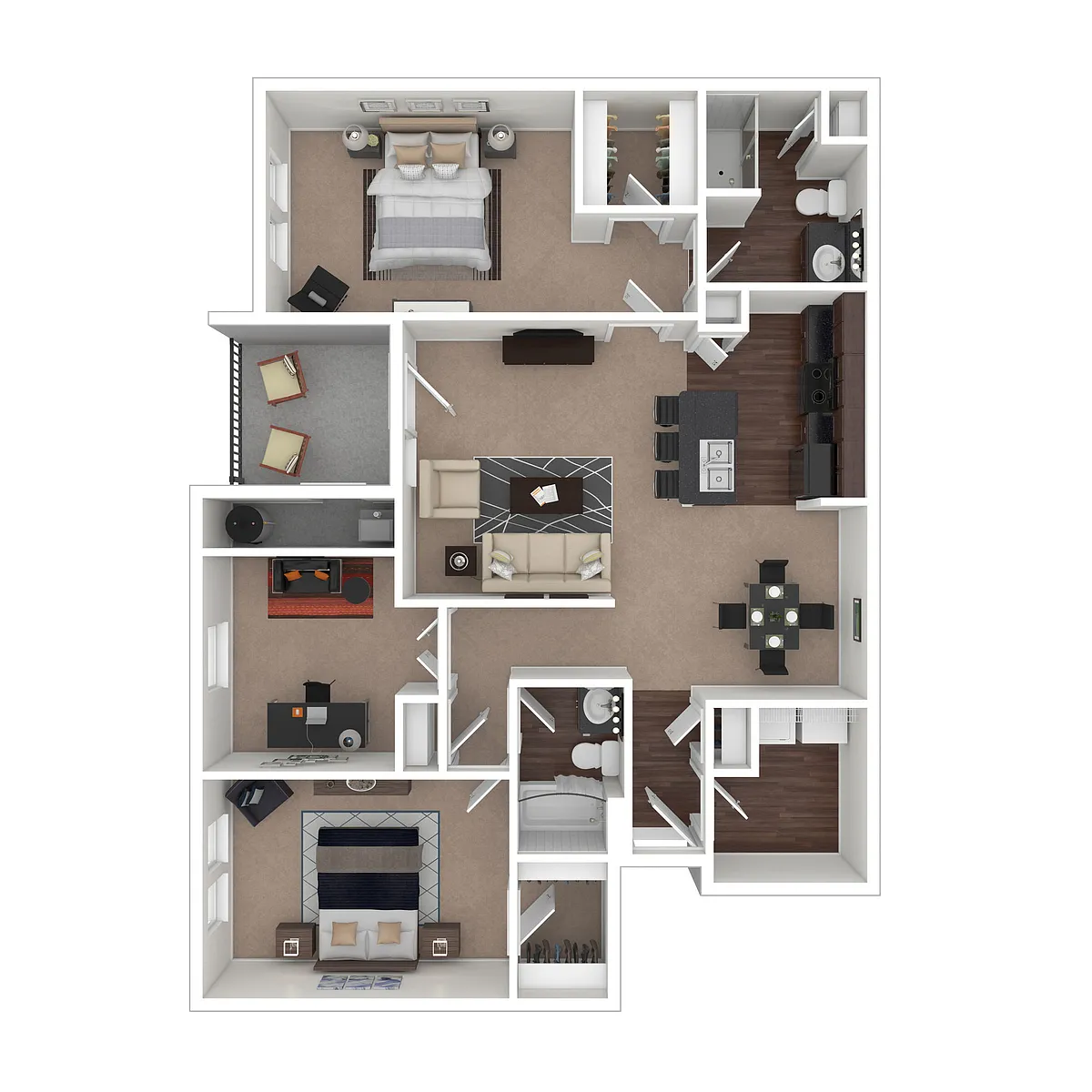Floor plan B2D Den