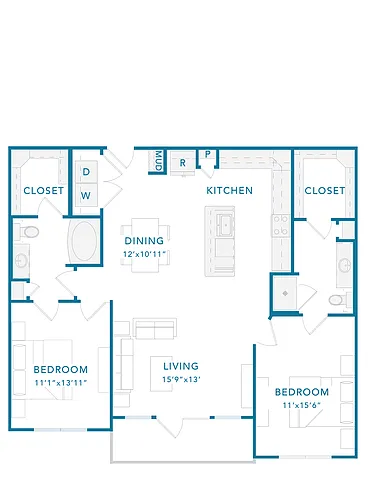 Floor plan CA