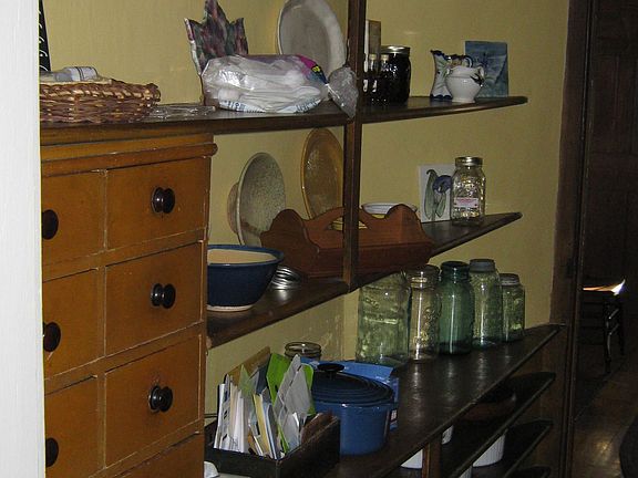 buttery w/ spice draw & hand planned shelves