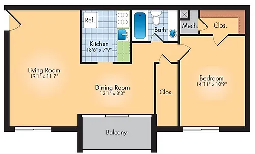 Floor plan A1