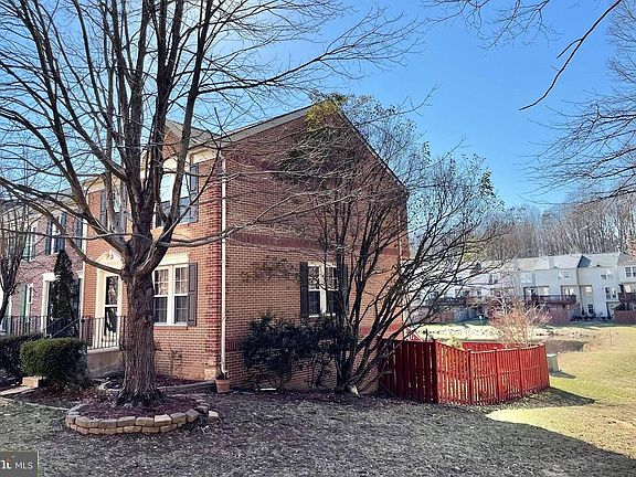 Side of the townhome