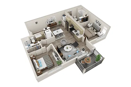 Floor plan Horsetail Falls