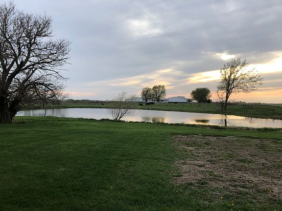 pond west of the house