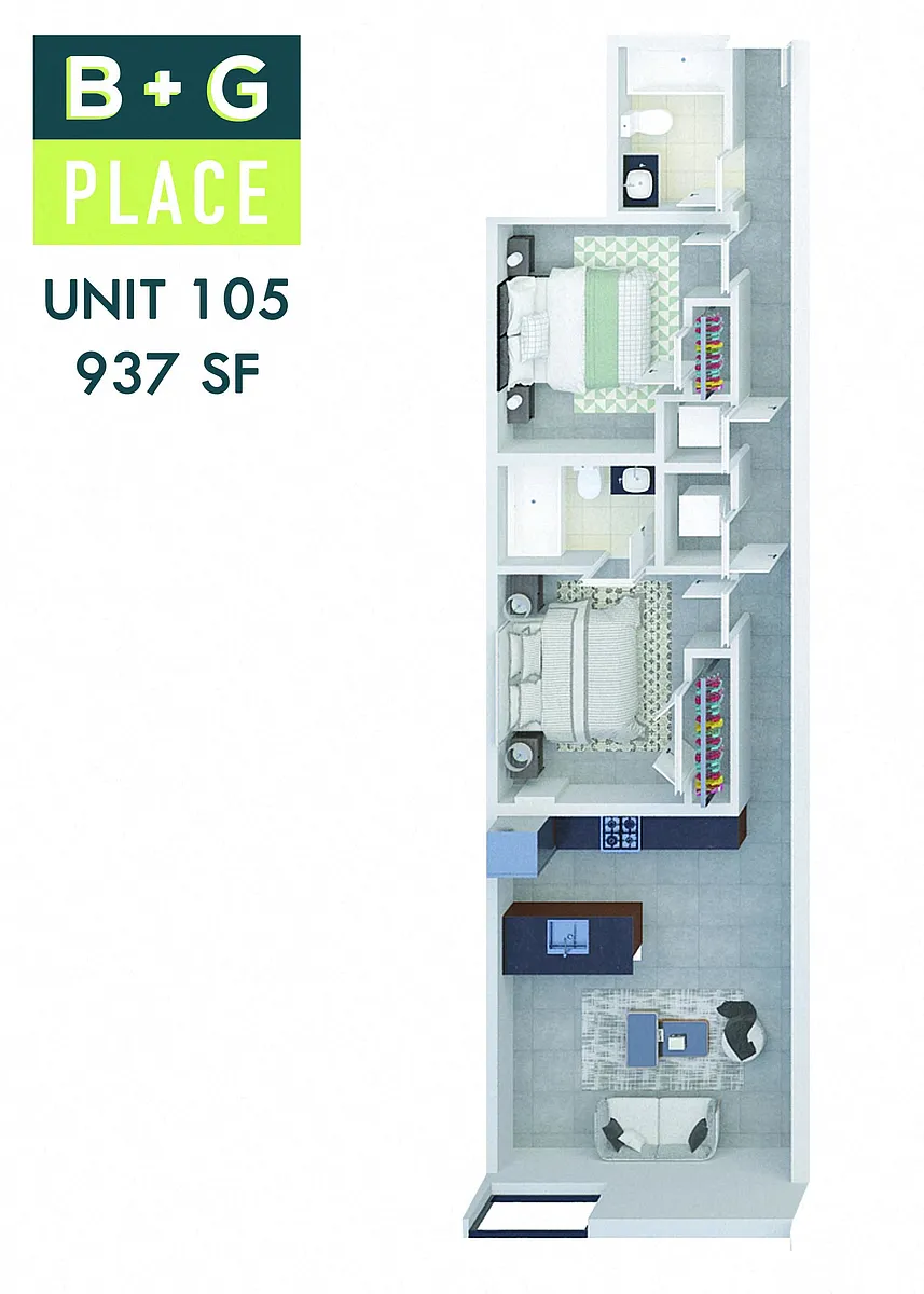 Floor plan 105