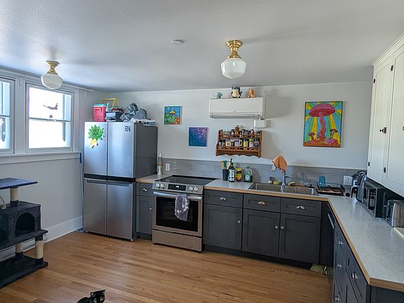 Kitchen with space for dining