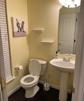 Half Bath off of Kitchen