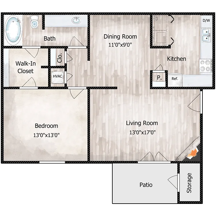 Floor plan Bentley