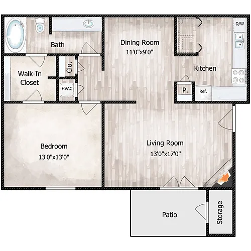 Floor plan Bentley