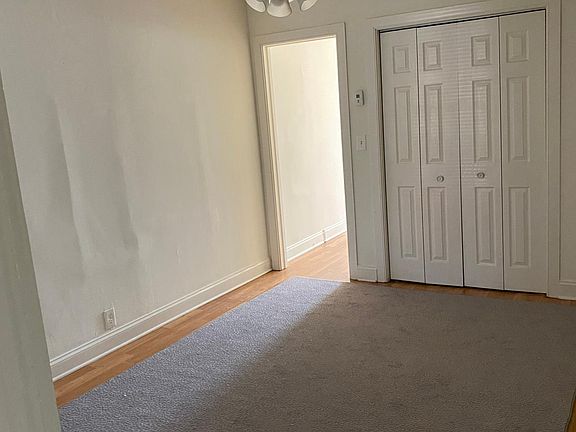 Living room with large closet