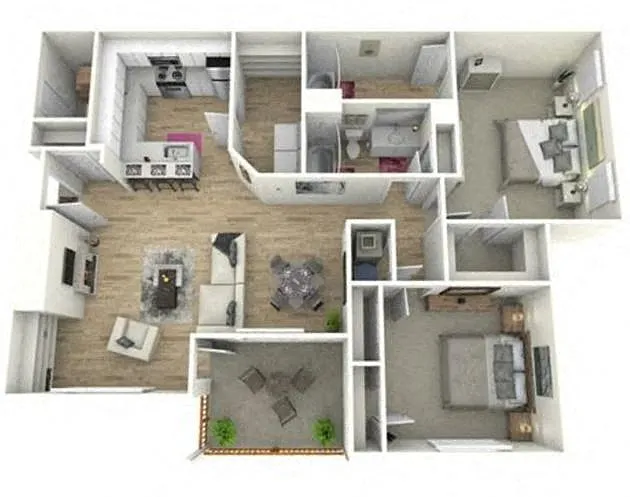 Floor plan HOWELL Renovated