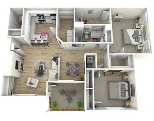 Floor plan HOWELL Renovated