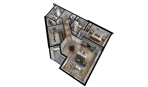 Floor plan B4-PH (North)