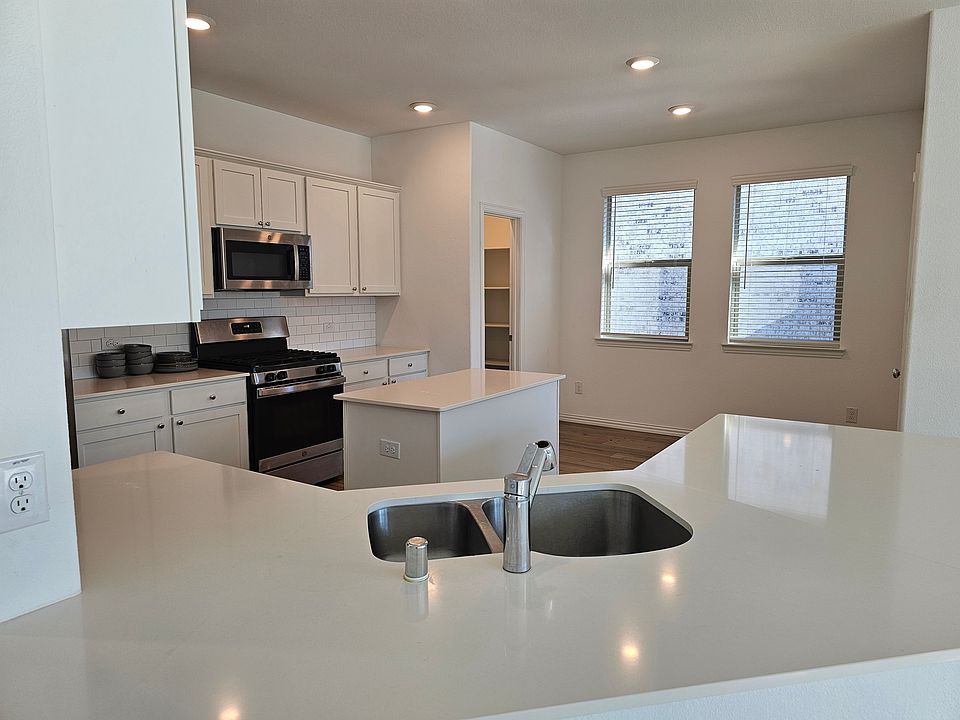 View of the modern kitchen.