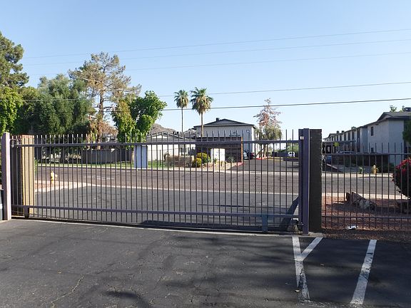 These condos are gated