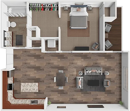 Floor plan Burdick