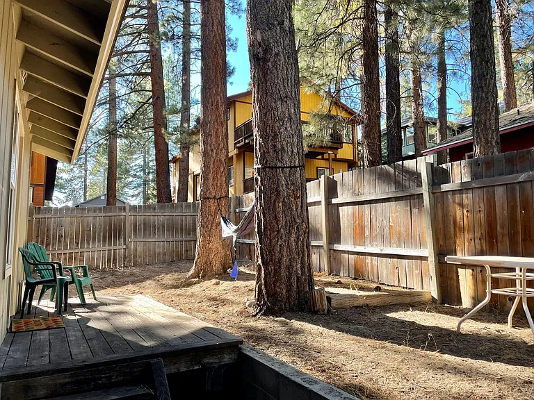 Side yard off master bedroom