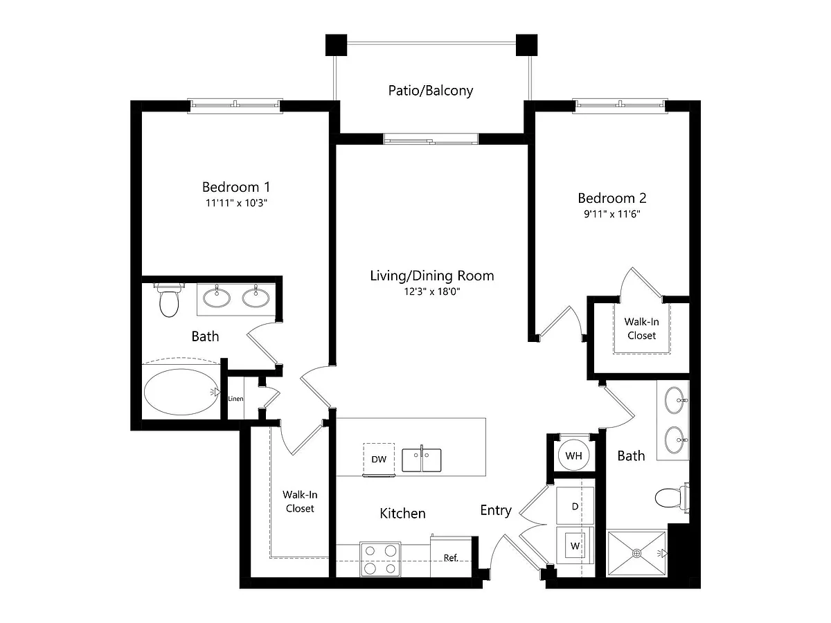 Floor plan Waterford