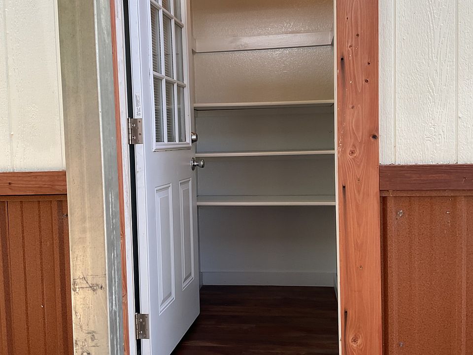 Front door and pantry