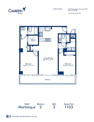 Floor plan Martinique