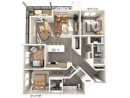 Floor plan B5D-Finish2-1362