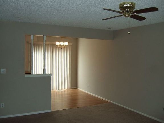 Living room and eating area