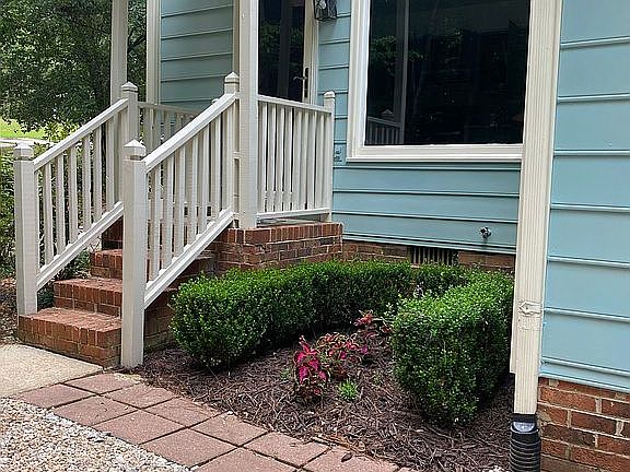 One of two back doors.