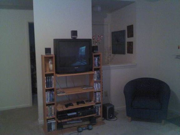 living room from couch