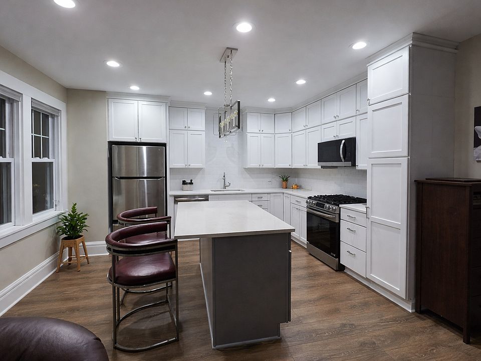 New kitchen with stainless steel appliances and granite counters. Lots of cabinet space.