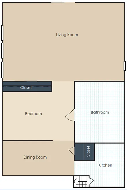 Floor plan The Blues