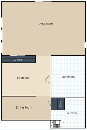 Floor plan The Blues