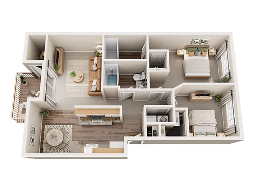 Floor plan Santiam