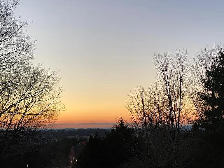 Beautiful evening view
