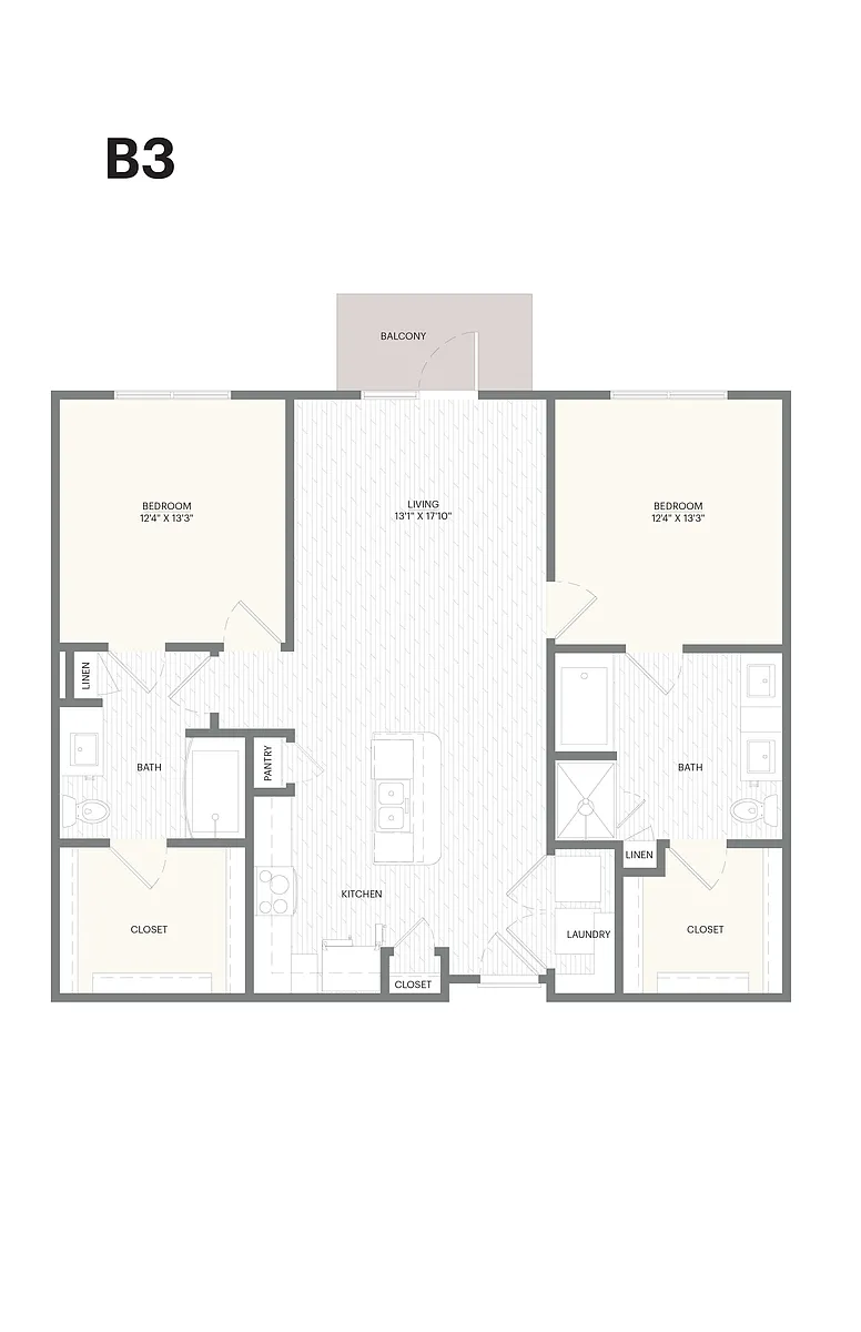 Floor plan B3