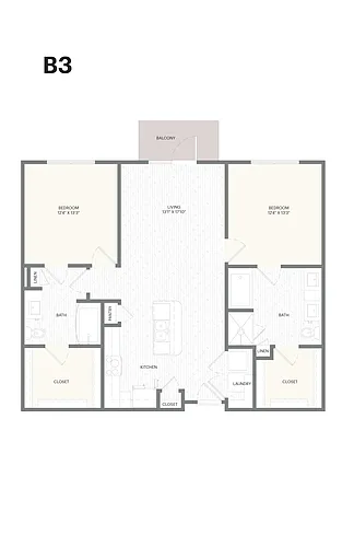 Floor plan B3