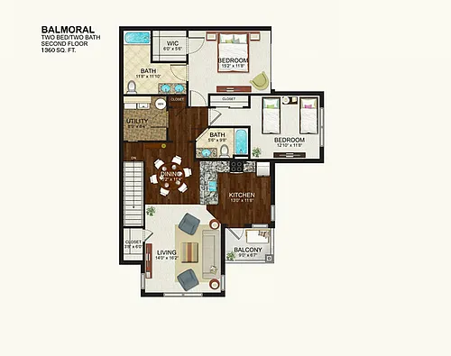 Floor plan Balmoral
