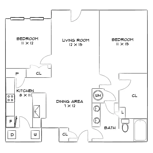 Floor plan Design 2B10