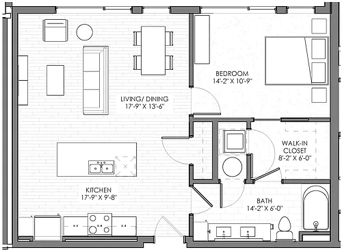 Floor plan Mount Evans
