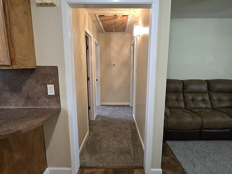 Hallway from living room