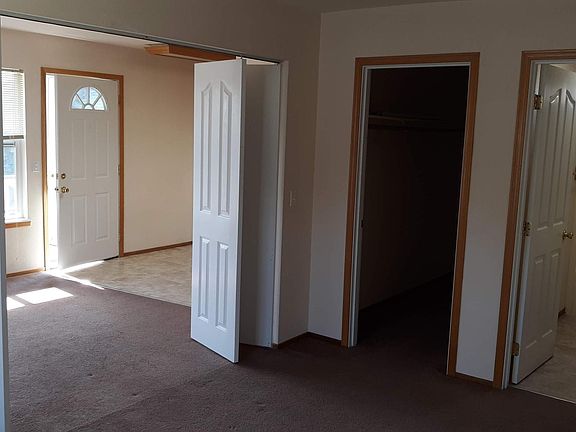 bedroom, bathroom & living area