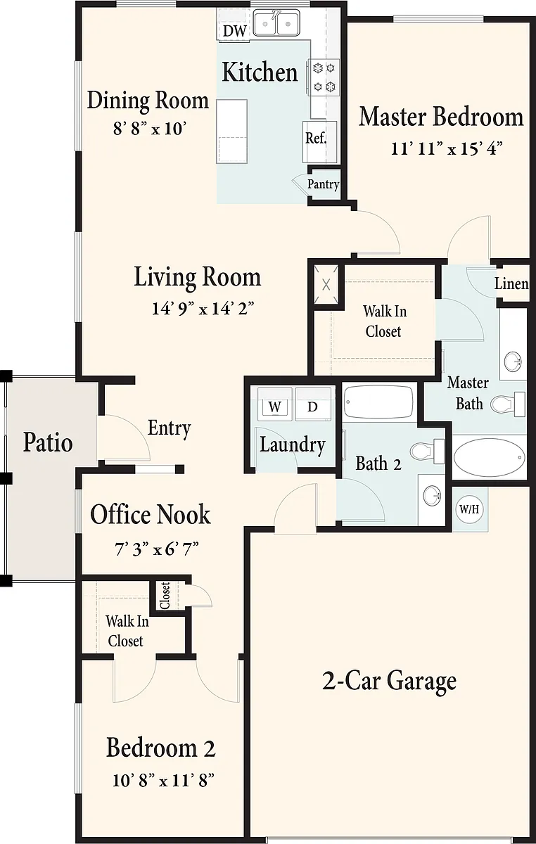 Floor plan Elmhurst