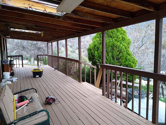 HUGE deck newly painted