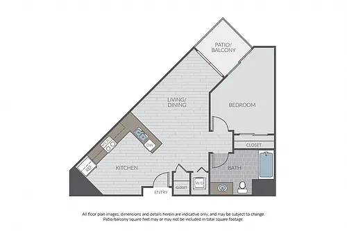 Floor plan Plan 1C